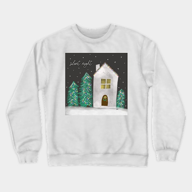 Silent Night Crewneck Sweatshirt by RuthMCreative